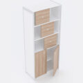 stack perfore arkalikli dolap yan