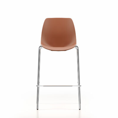 surf kiremit krom ayak bar sandalyesi