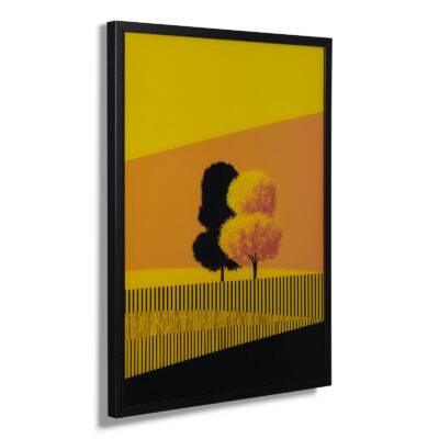 FRS WDC P Urban Framed Glass Wall Decor