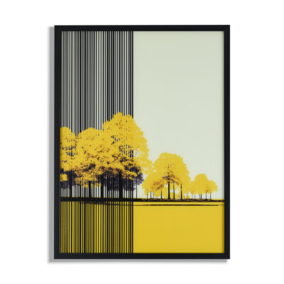 FRS WDC P Urban Framed Glass Wall Decor