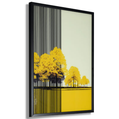 FRS WDC P Urban Framed Glass Wall Decor