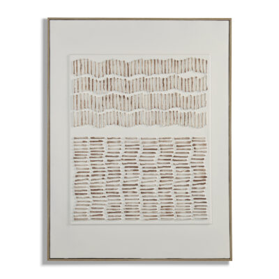 MUS WDC P Trace Framed Oilpainting Wall Decor Set of