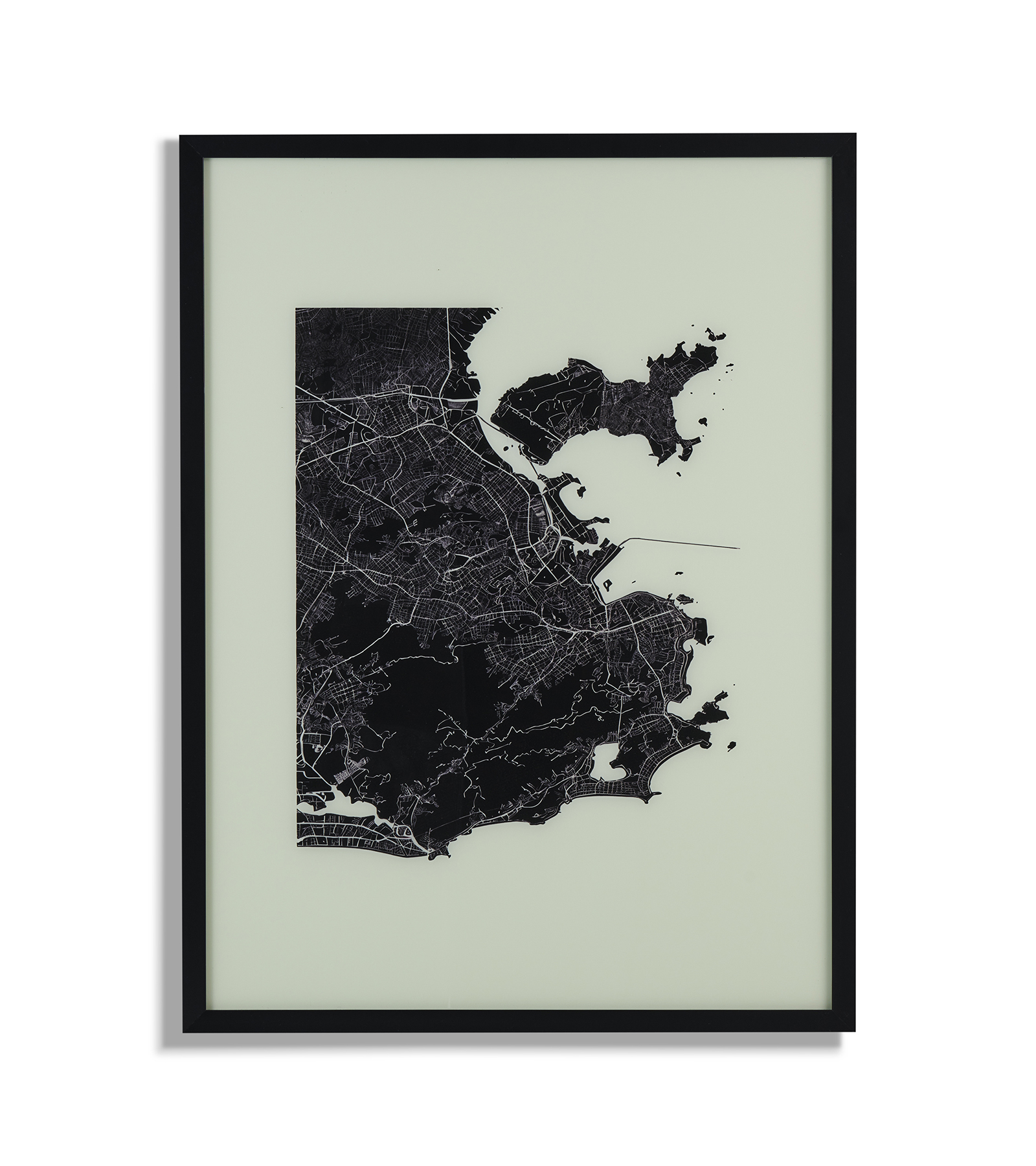 URB WDC P Urban Framed Glass Wall Decor