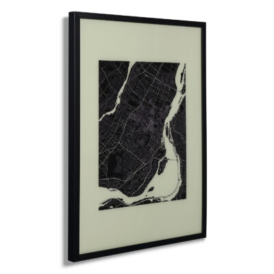 URB WDC P Urban Framed Glass Wall Decor
