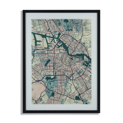 URB WDC P Urban Framed Glass Wall Decor